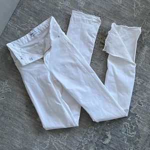 ZARA split hem jeans